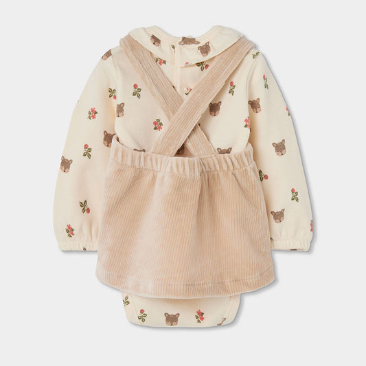 Conjunto Body e Jardineiras Veado