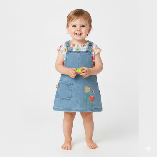 Vestido de bebé menina