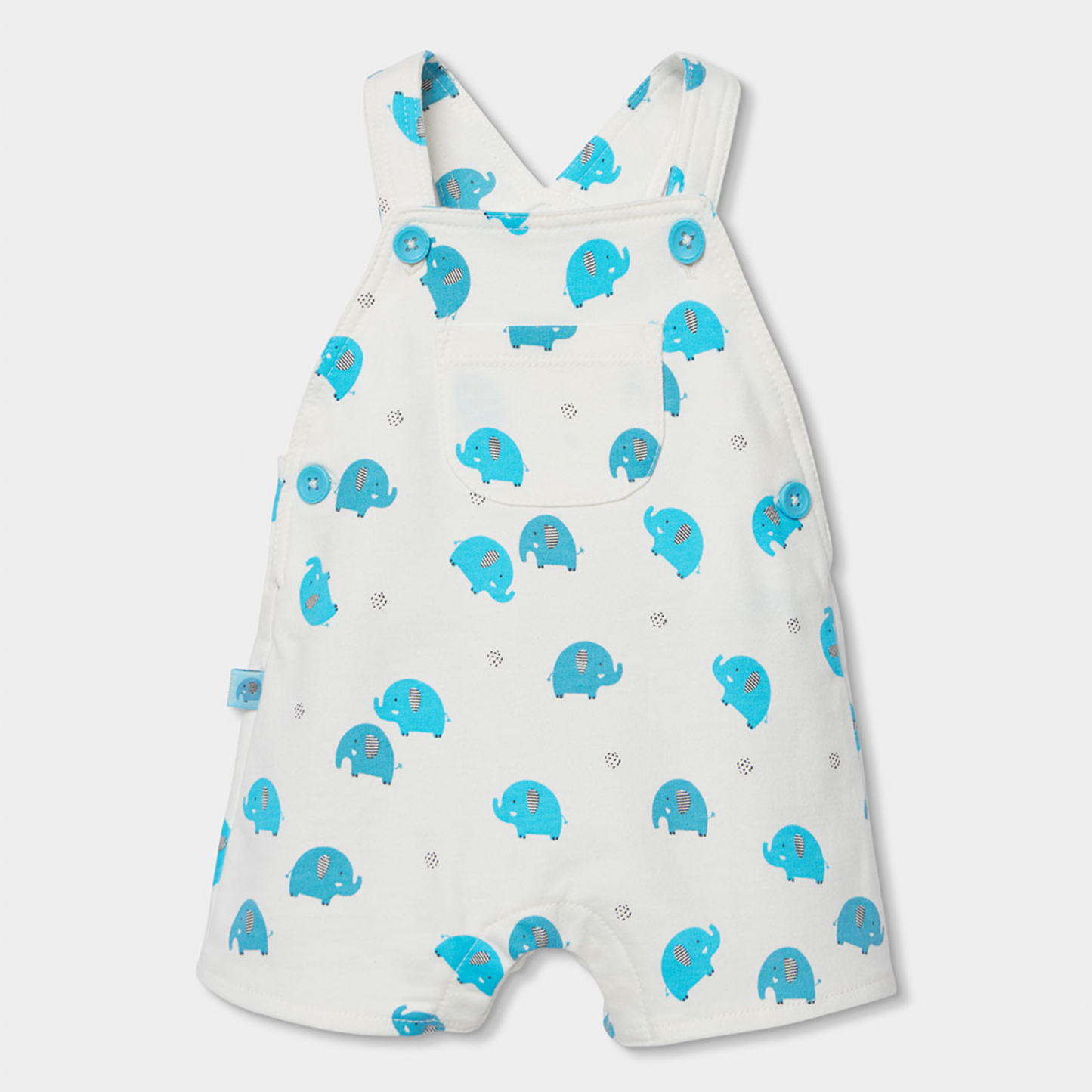 Conjunto de Jardineiras e T-shirt Azul