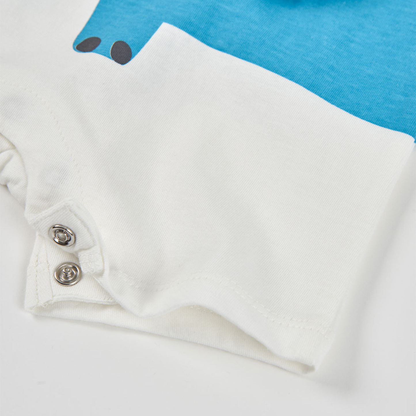 Babygrow manga curta para Menino - Branco