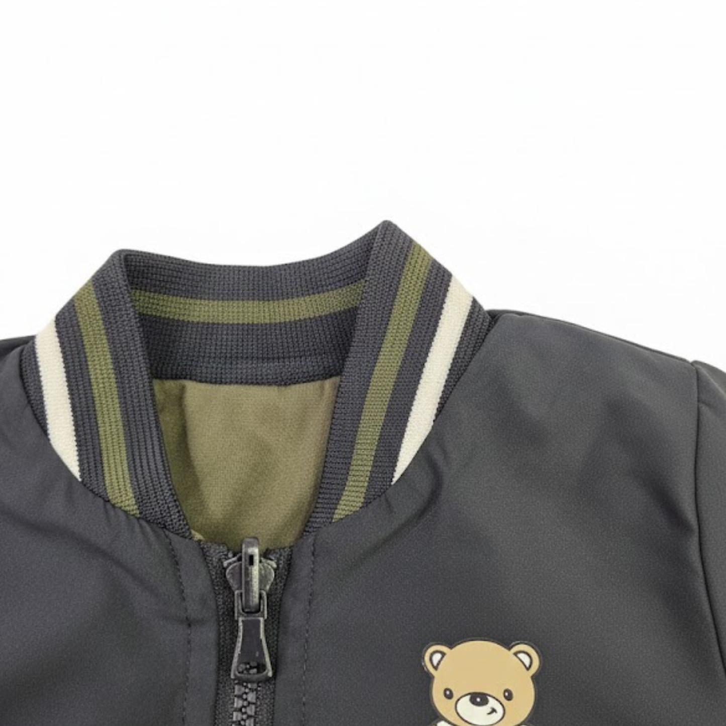 Blusão Reversível com urso