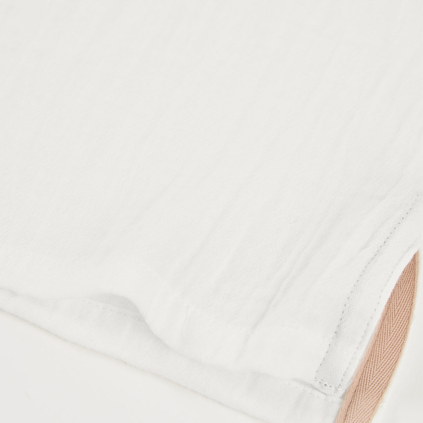 Polo infantil de algodão branco