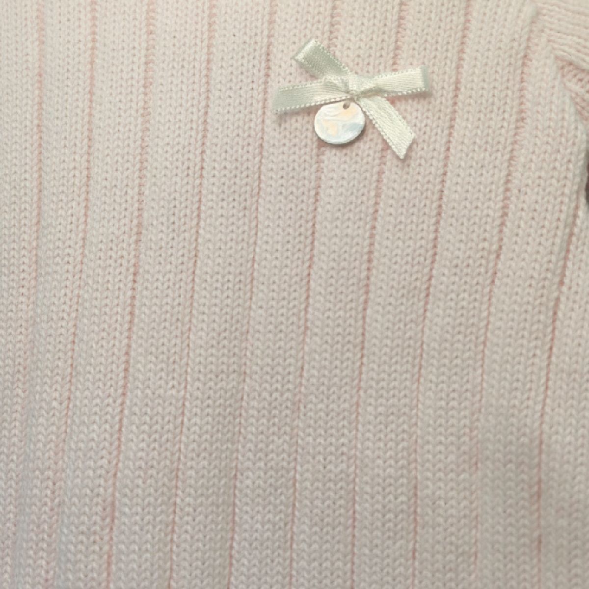 Babygrow de Malha bebé menina "angel" - Rosa | BABI