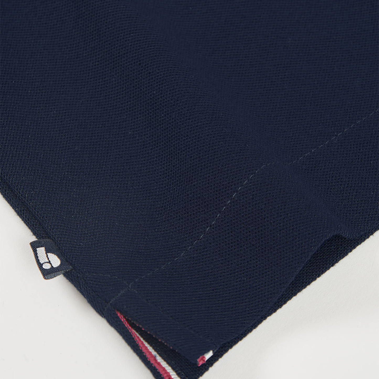 Polo De algodão Azul-marinho