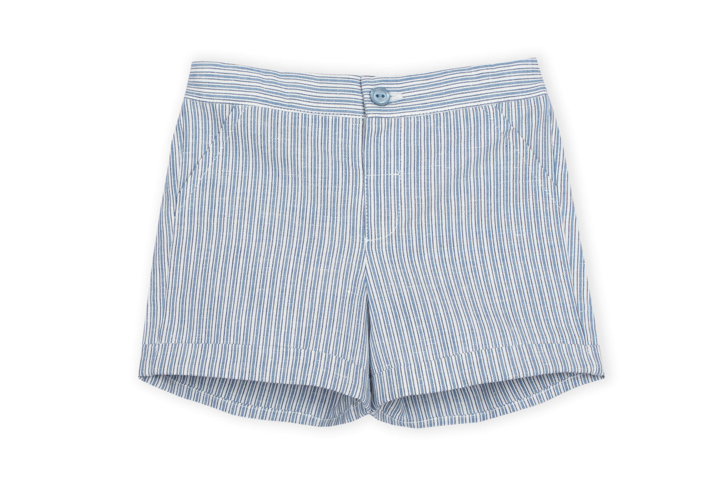 Conjunto Calção com Body Menino às Riscas Azul