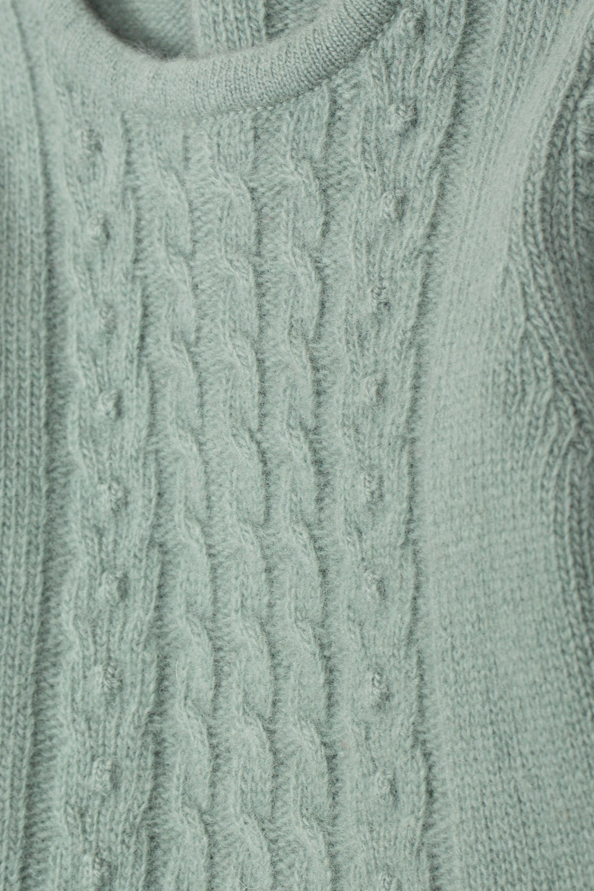 Conjunto de Malha com Tranças Verde