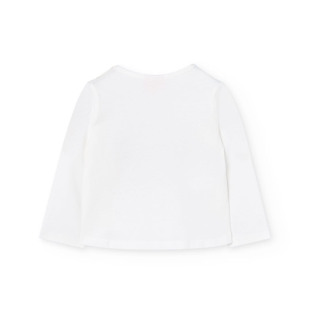T-shirt Manga Comprida Branca