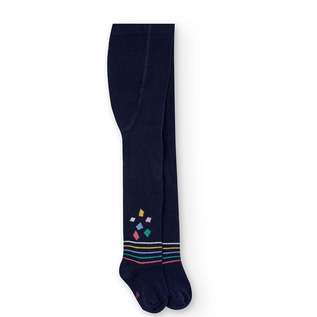 Collant de Malha Confetti Azul Escuro