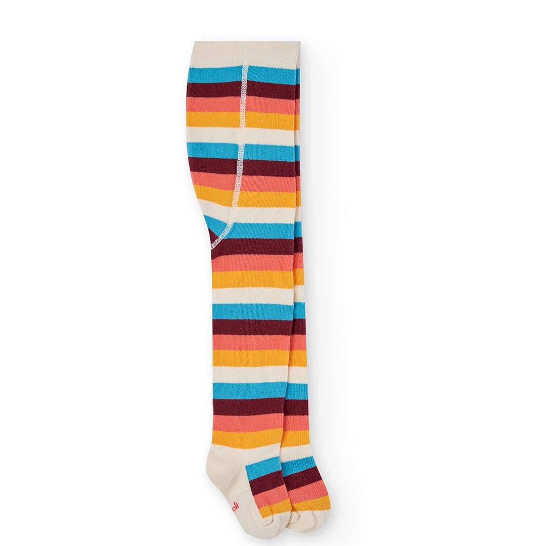Collants de Malha Riscas Coloridas