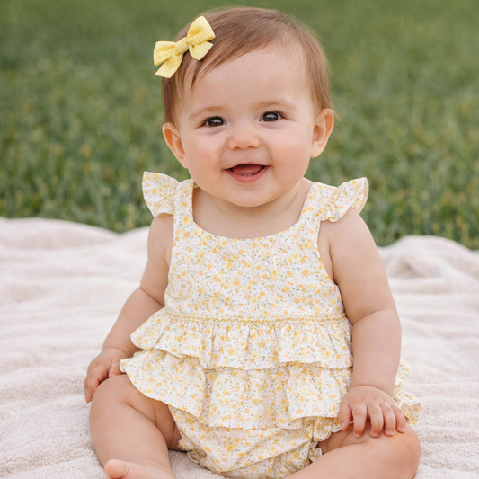 Fofo em tons Amarelo para Bebé Menina