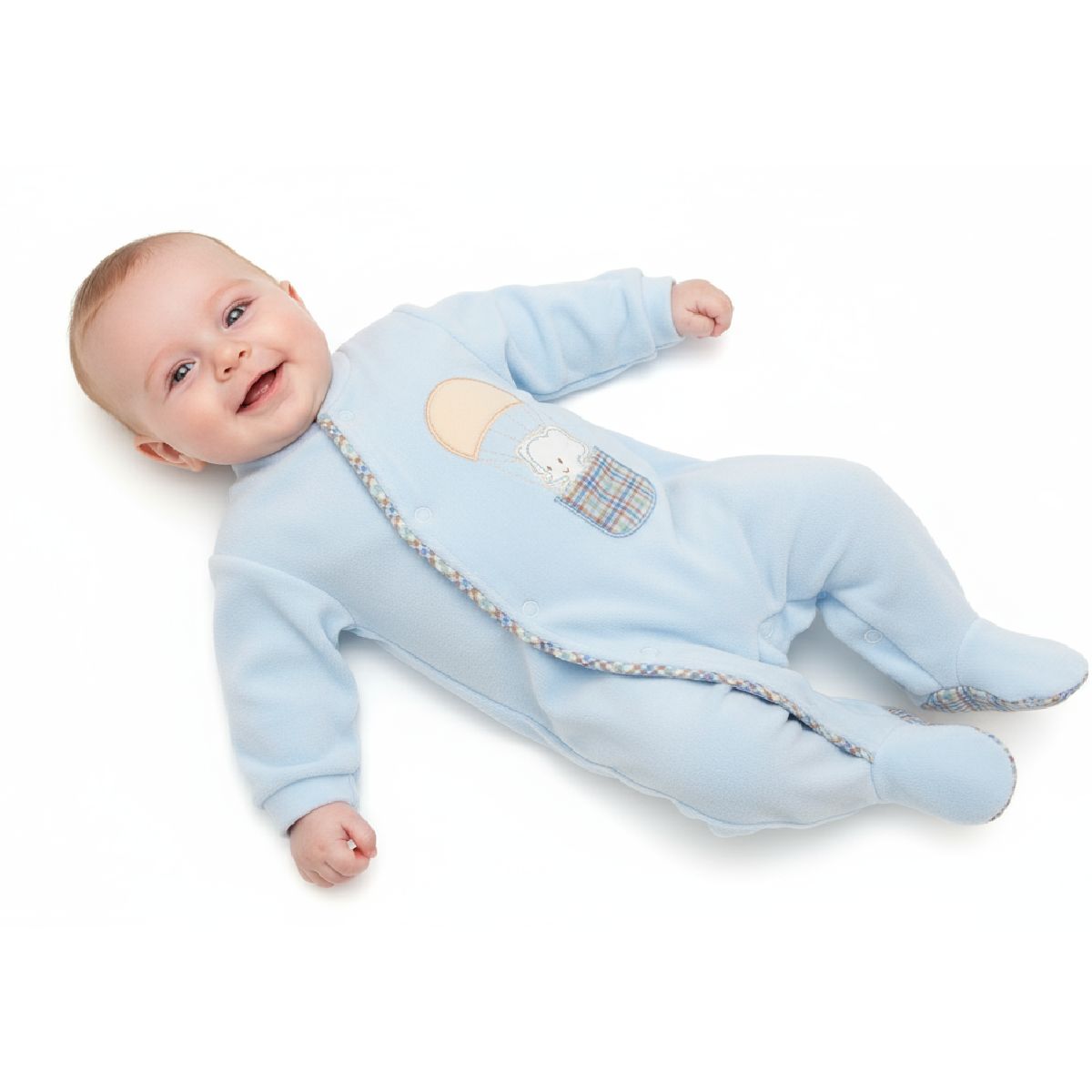 Babygrow azul elefante