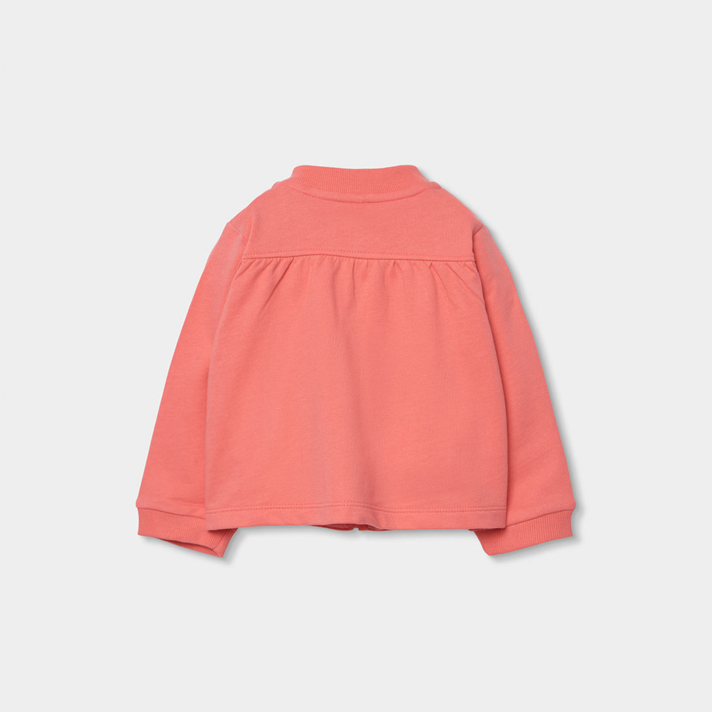 Casaco em felpa suave para a bebé menina- Conforto e estilo rosa