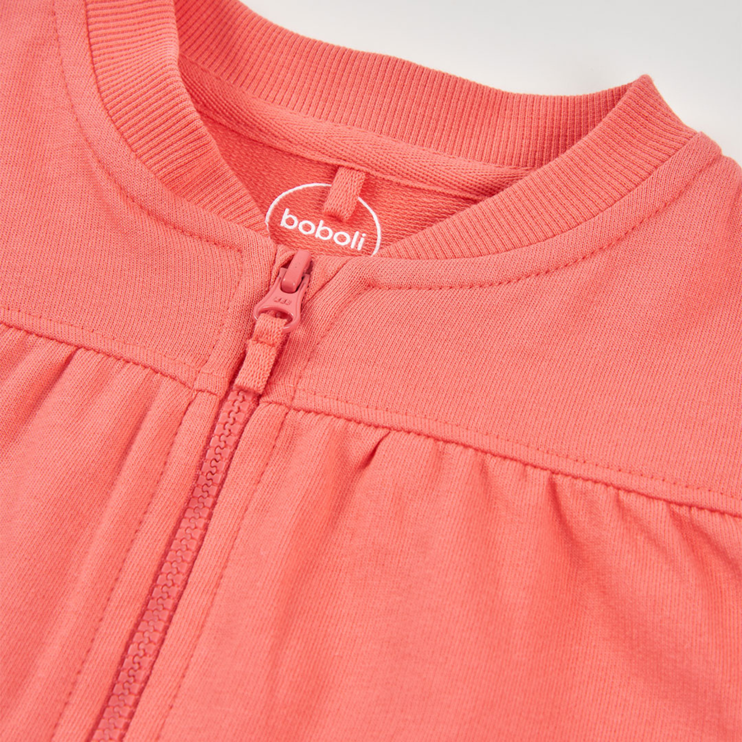 Casaco em felpa suave para a bebé menina- Conforto e estilo rosa