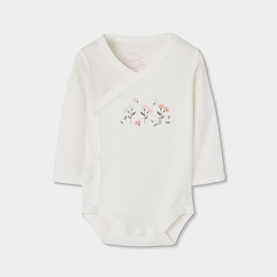 Pack de Saída de Maternidade "Hello World" – Conjunto 4 Peças Floral