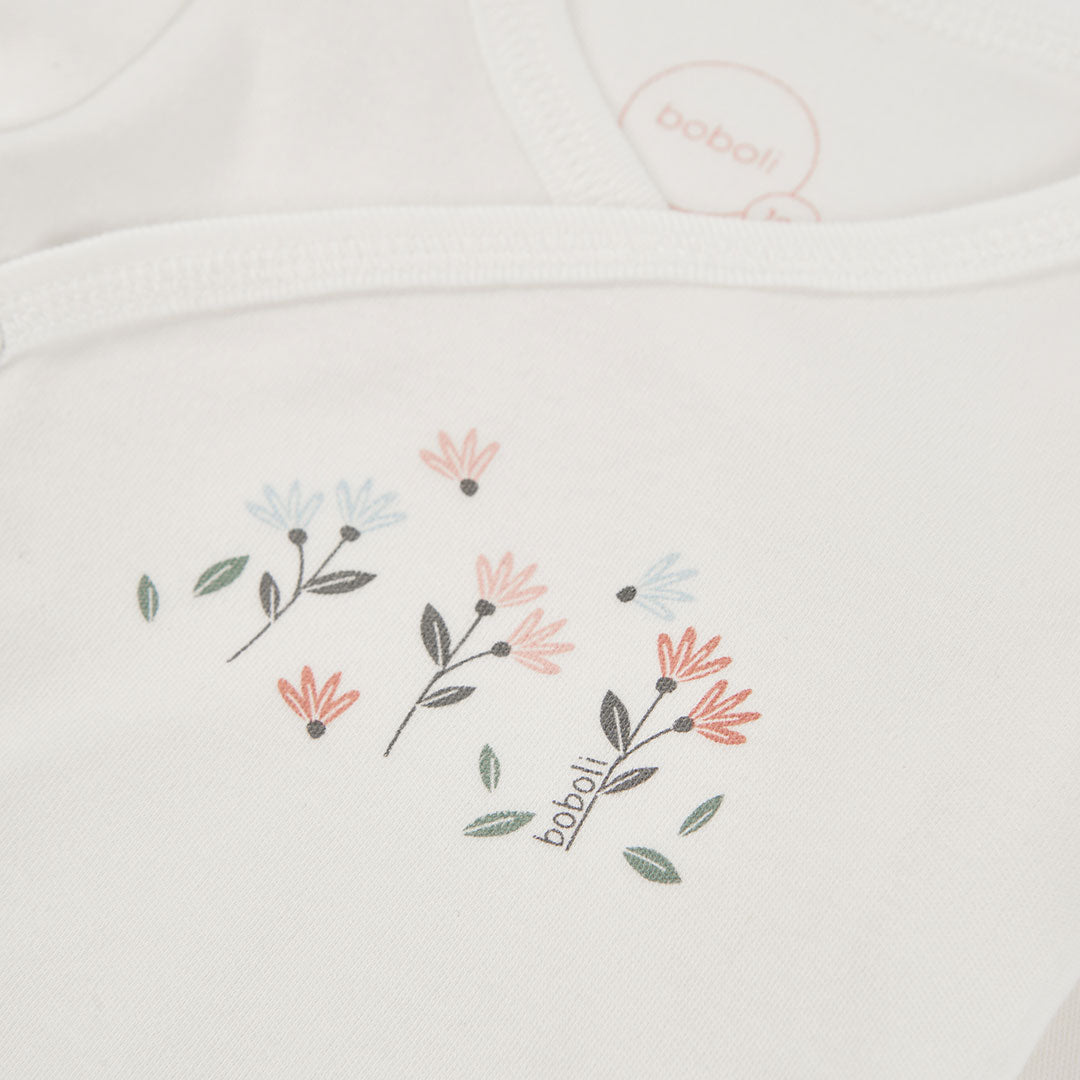 Pack de Saída de Maternidade "Hello World" – Conjunto 4 Peças Floral