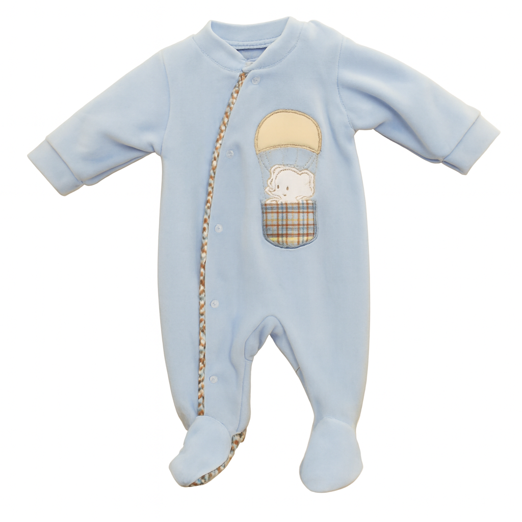 Babygrow azul elefante