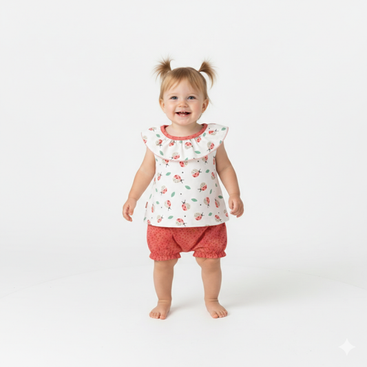 Conjunto 2pç para bebé menina