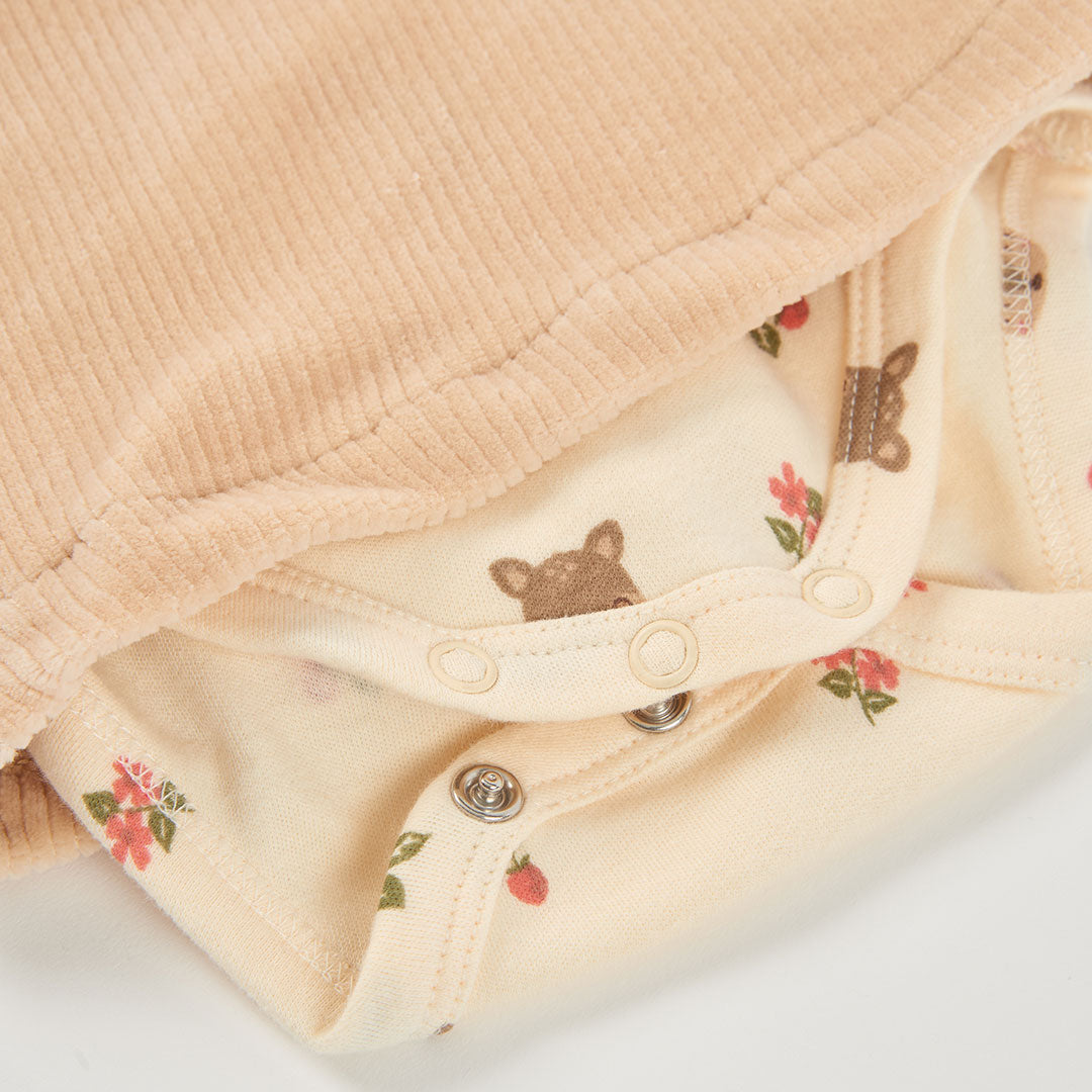 Conjunto Body e Jardineiras Veado