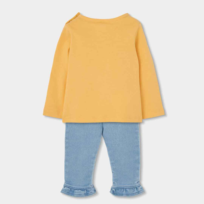 Conjunto Camisola e Calças Coelho Jardineiro