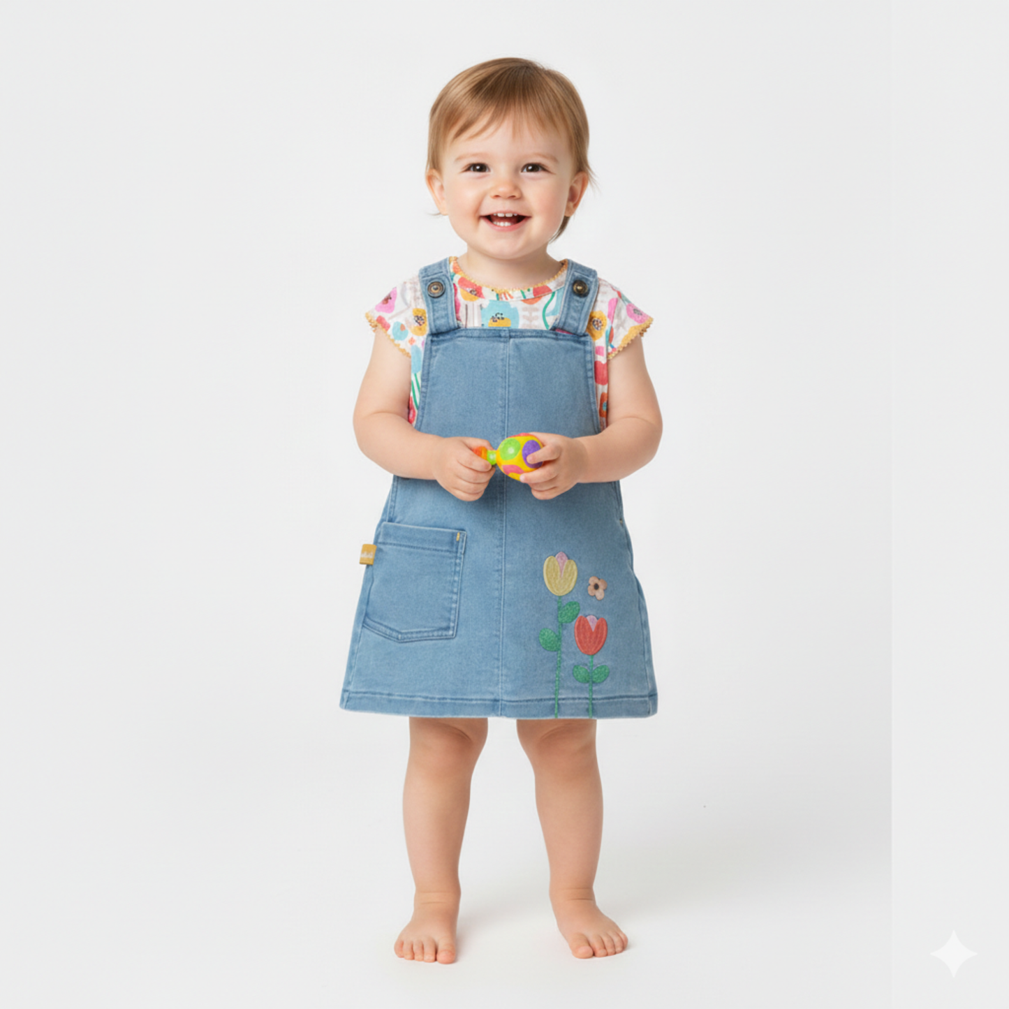 Vestido de bebé menina
