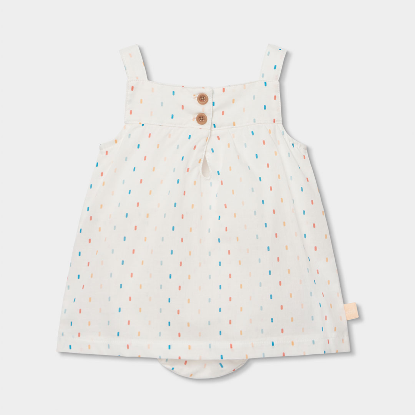 Vestido com Fofo para menina