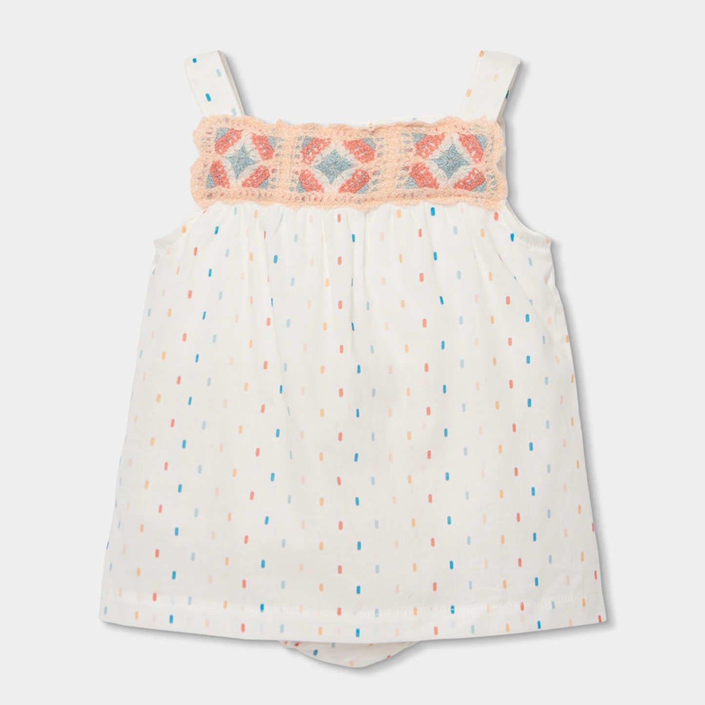 Vestido com Fofo para menina