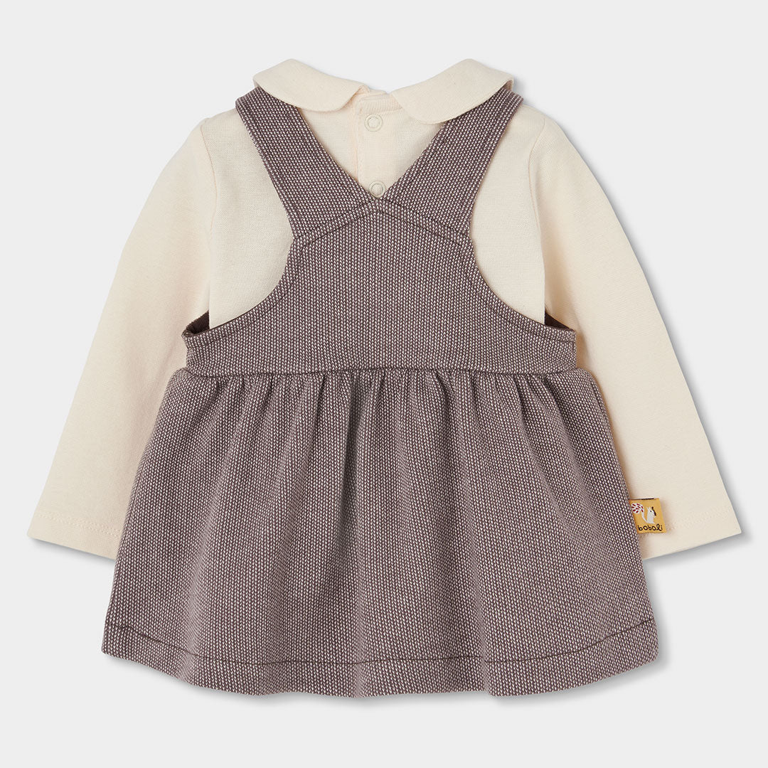 Conjunto Vestido Esquilo e Body de Gola