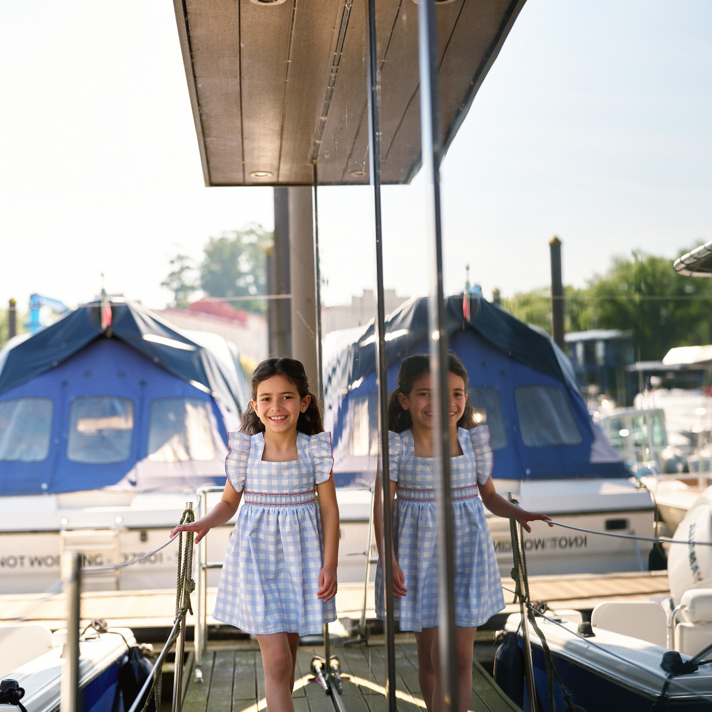 Vestido para Menina Vichy