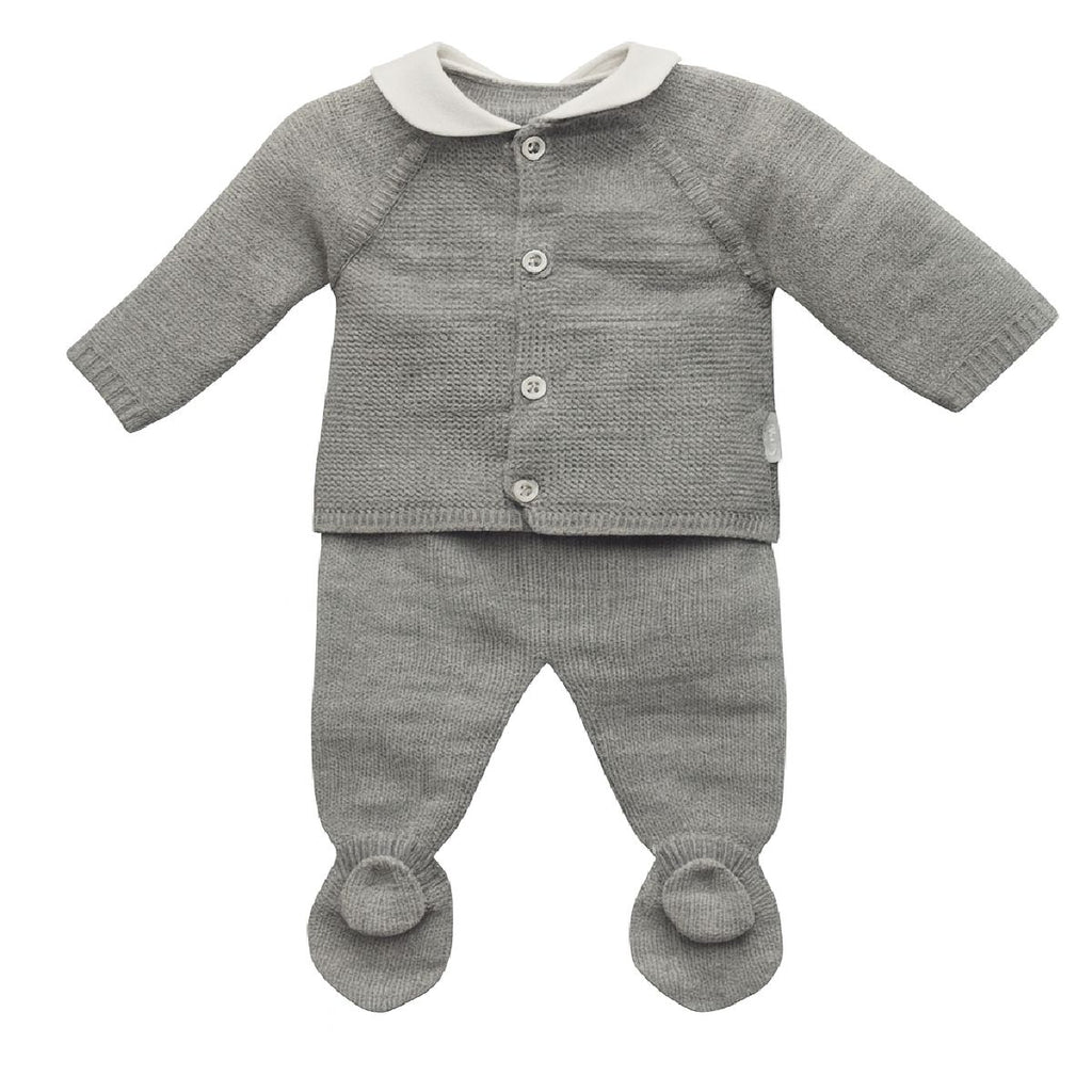 Conjunto de malha cinzento 2 pc