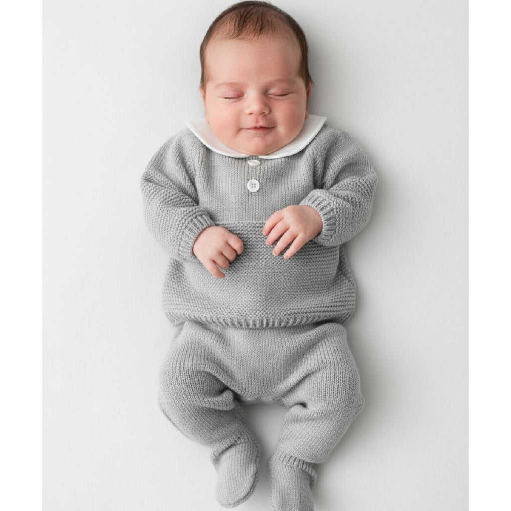 Conjunto de malha cinzento 2 pc