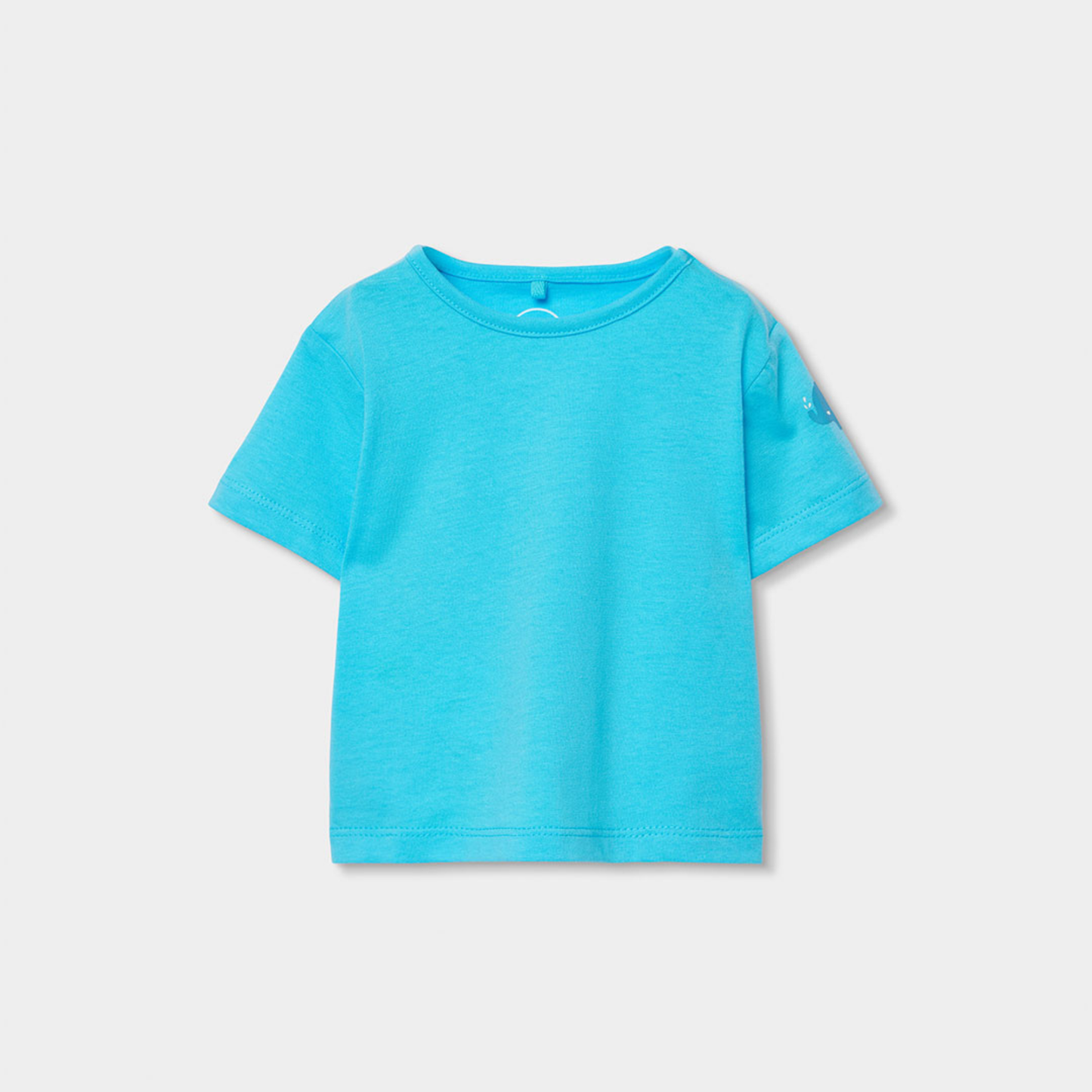 Conjunto de Jardineiras e T-shirt Azul