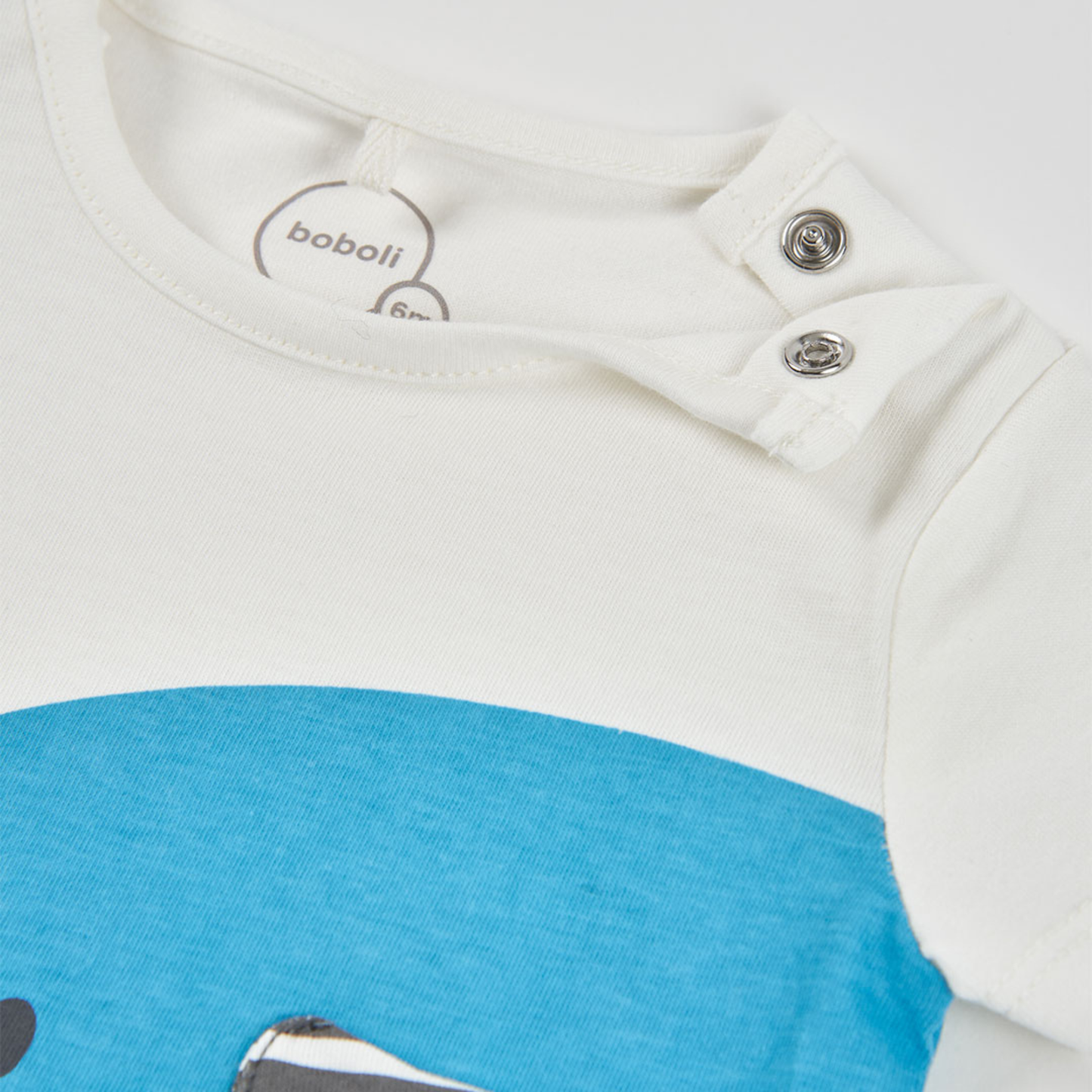 Babygrow manga curta  para Menino - Branco