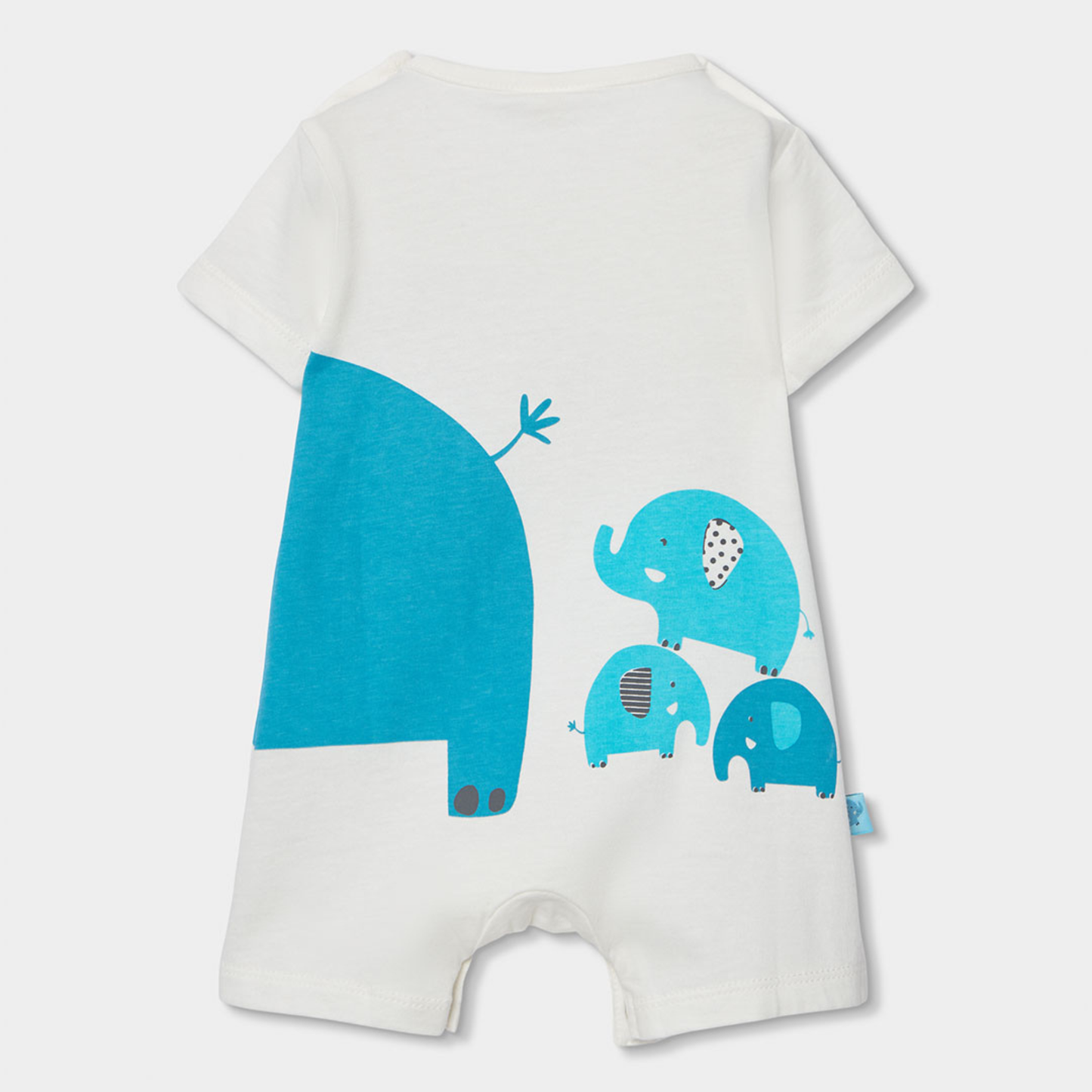 Babygrow manga curta  para Menino - Branco