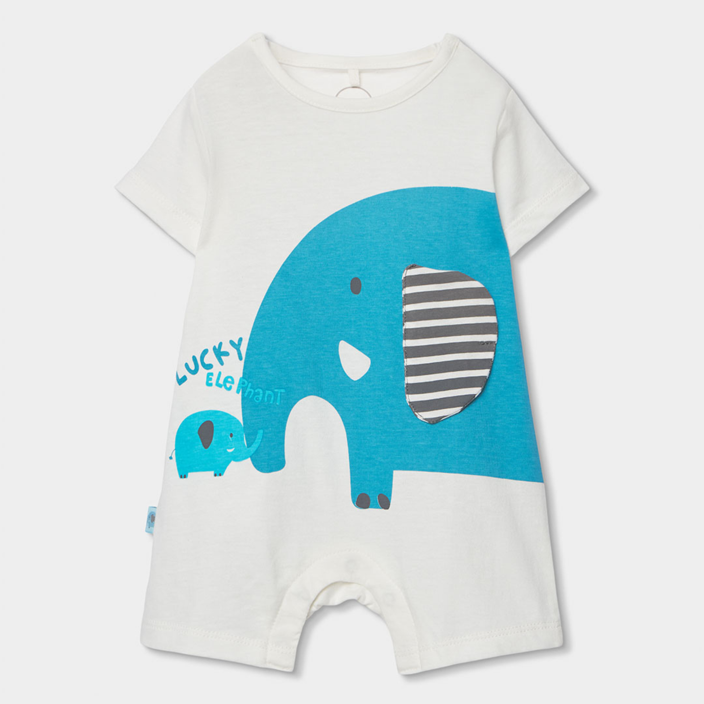 Babygrow manga curta  para Menino - Branco