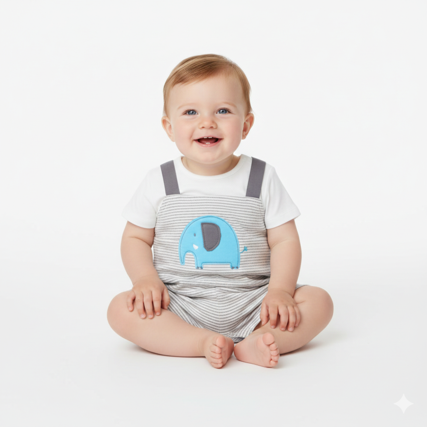 Babygrow manga curta para Menino