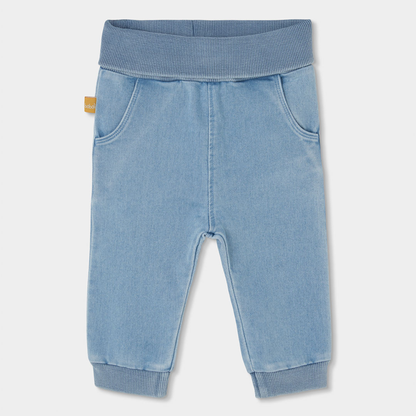 Conjunto de Bebé em Algodão Amarelo com Baleia