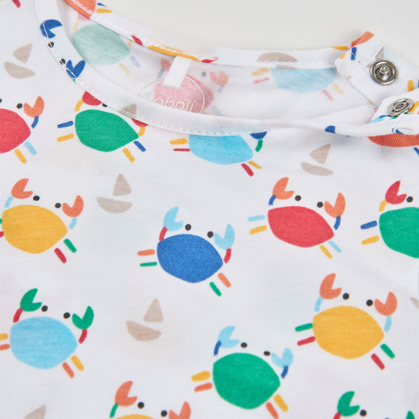 Conjunto de Jardineiras e T-shirt Caranguejo