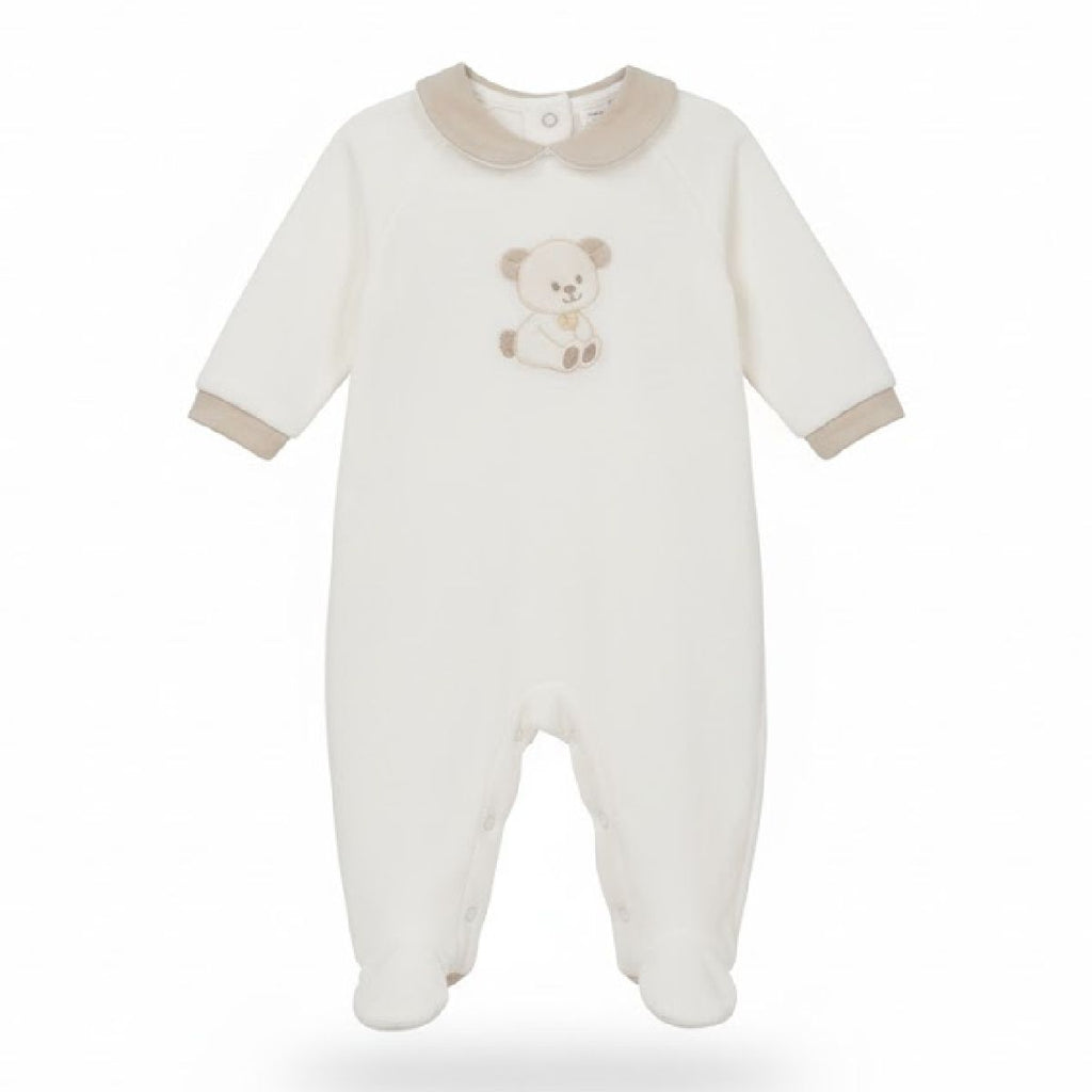 Babygrow branco urso | DEOLINDA