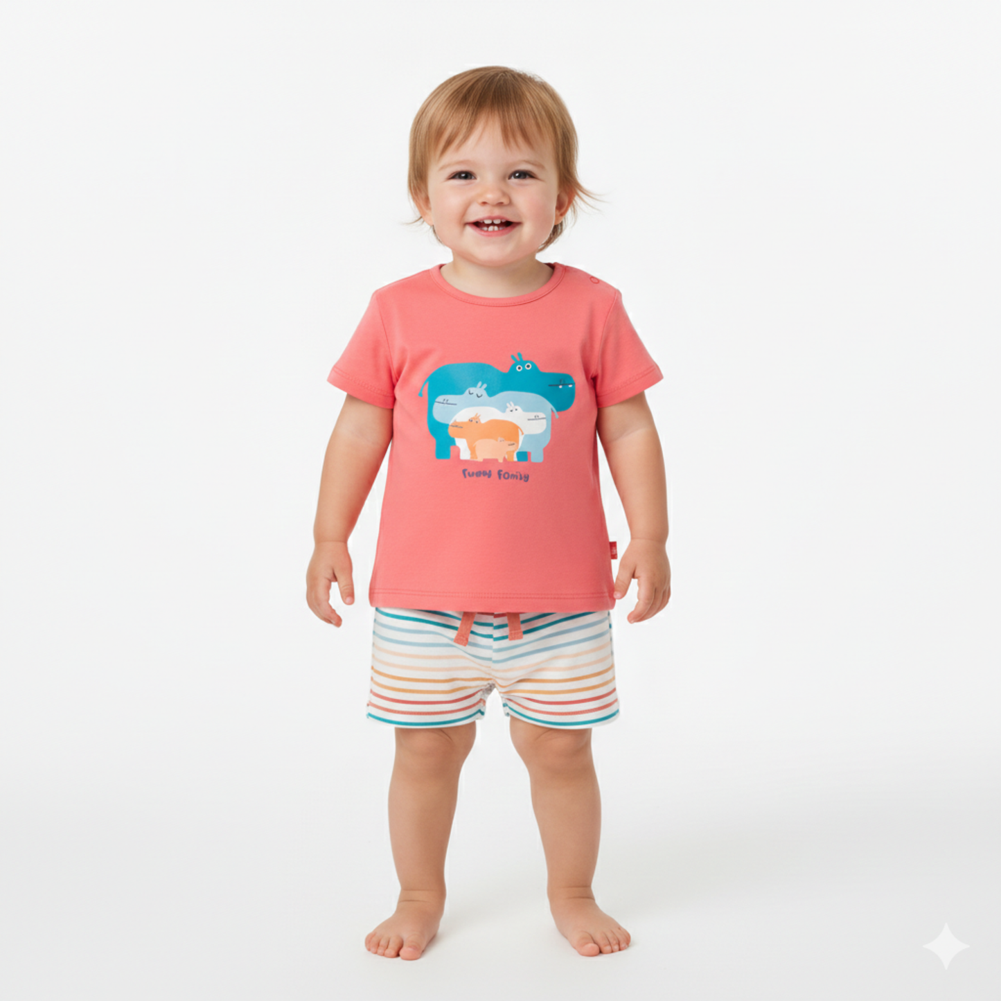 Conjunto de T-shirt e Calções