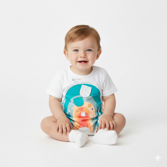 Babygrow manga curta