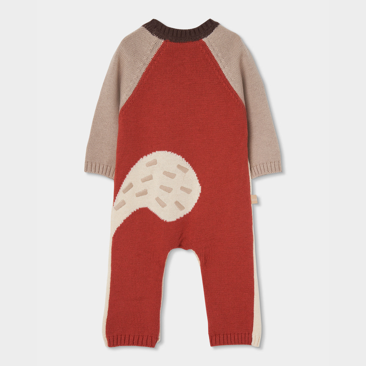 Babygrow de Malha Raposa com Orelhas