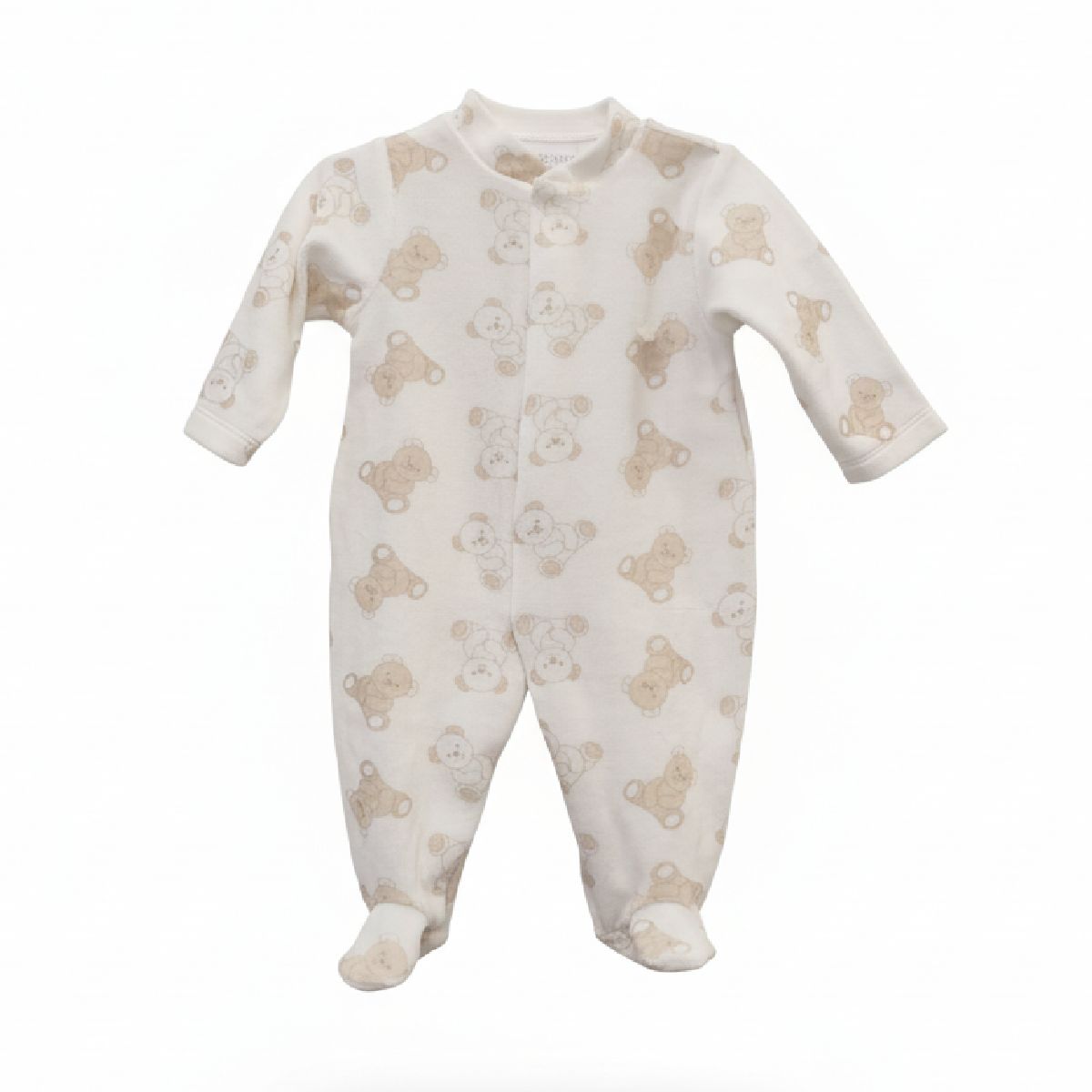 Babygrow em veludo estampado ursos | DEOLINDA