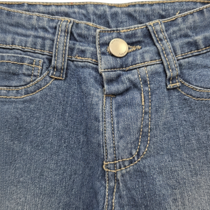 Conjunto 3 Peças: Casaco Estilo Americano Vermelho, T-shirt e Calças de Ganga