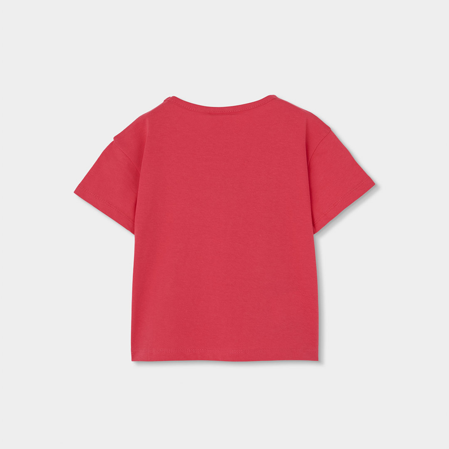 T-shirt Manga Curta Menina - Cerise