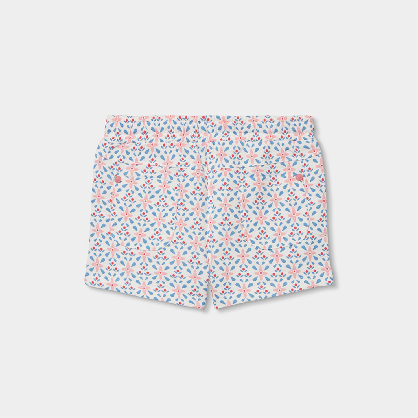 Calções para menina com cintura elástica