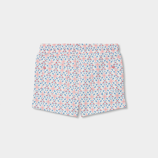 Calções para menina com cintura elástica
