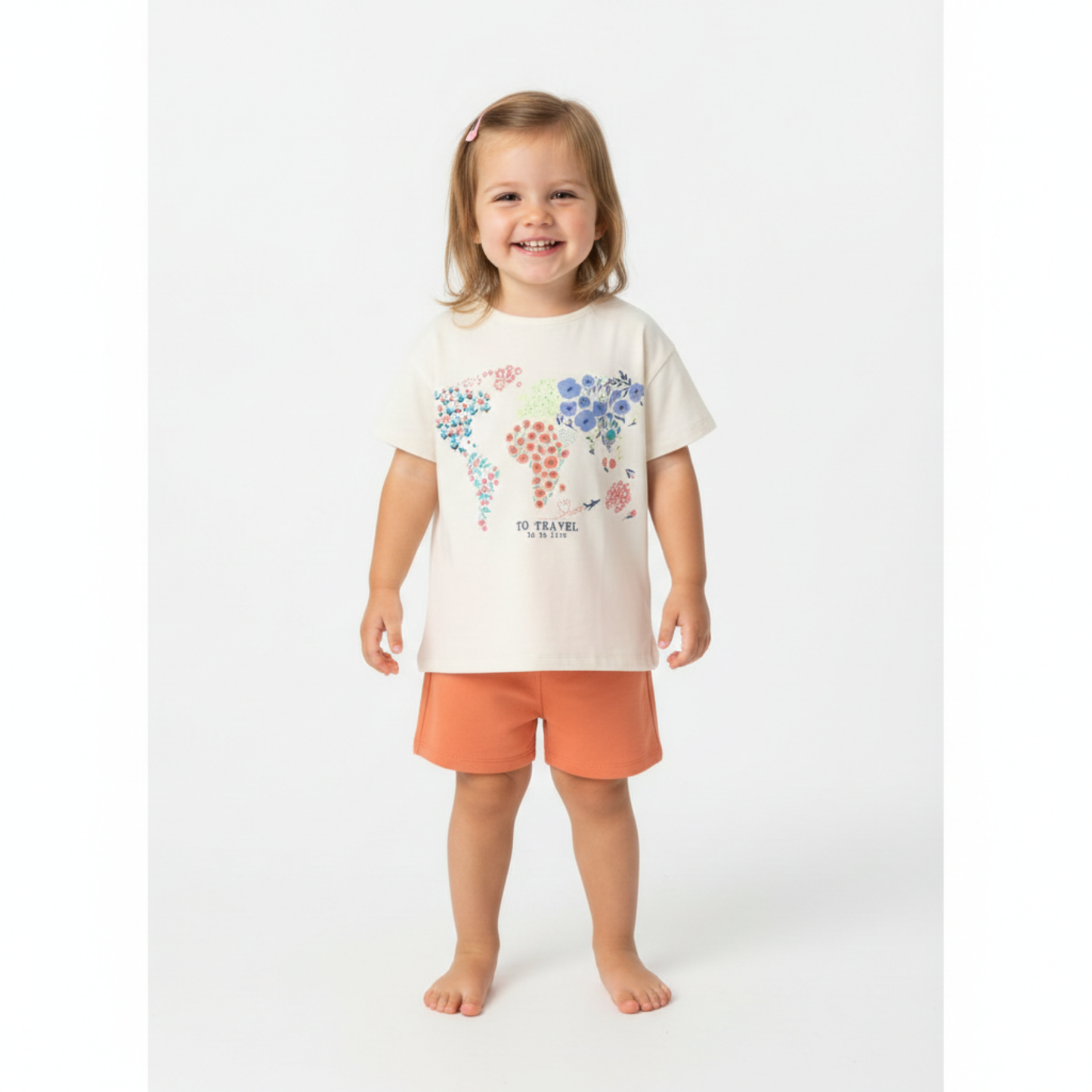 Conjunto de T-shirt e Calções