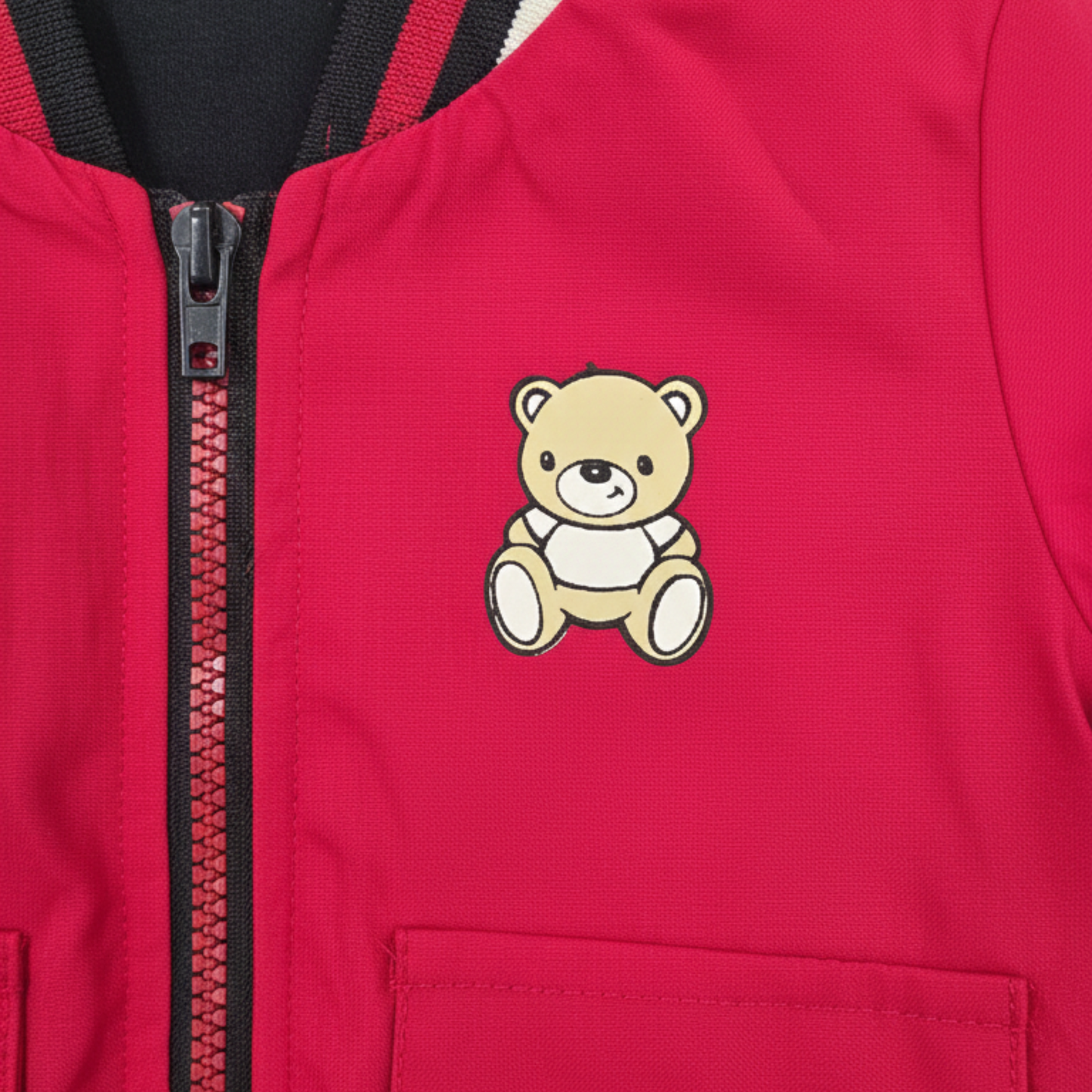 Blusão Reversível com urso
