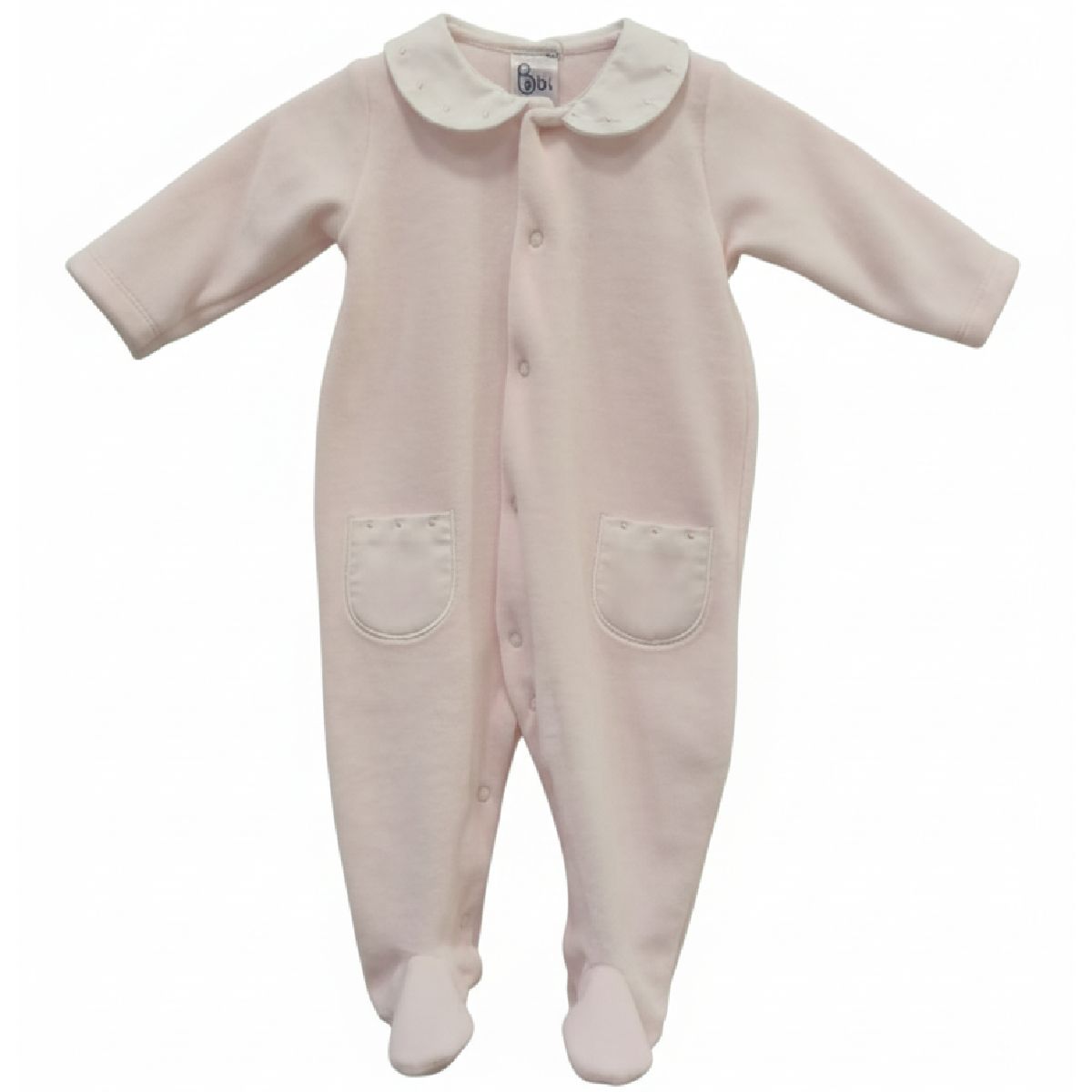 Babygrow veludo rosa| BABI