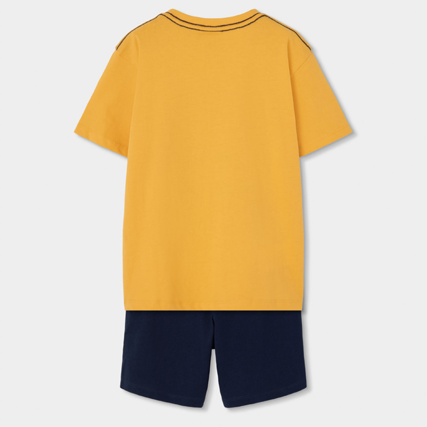 Conjunto de Verão para Criança Amarelo e Azul “Welcome to Hawaii” | T-Shirt + Calções